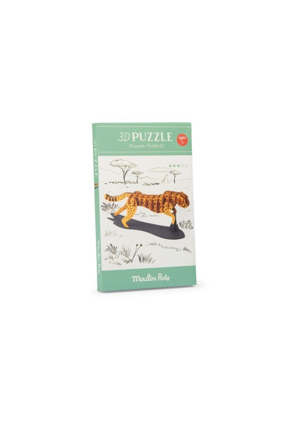 Puzzle 3D guepardo  MOULIN ROTY