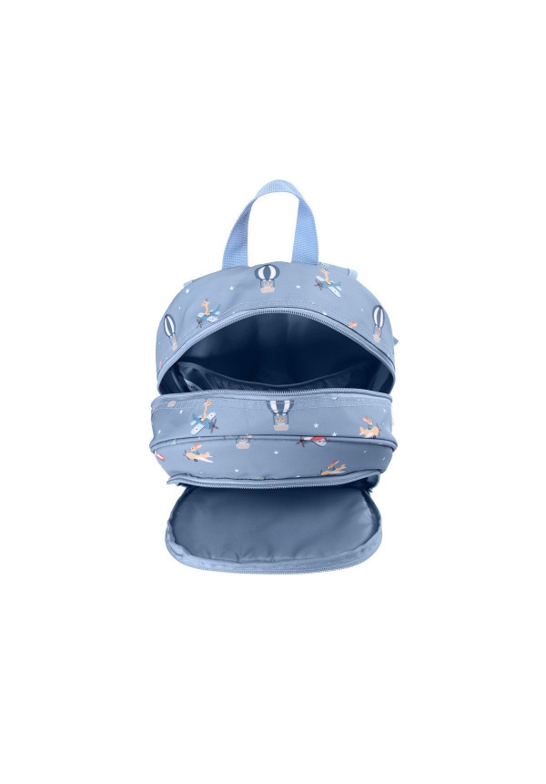 Mochila Mediana Planes + Llavero Personalizable