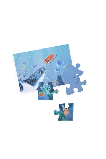 Puzzle fosforescente Bajo el mar Paulie  MOULIN ROTY