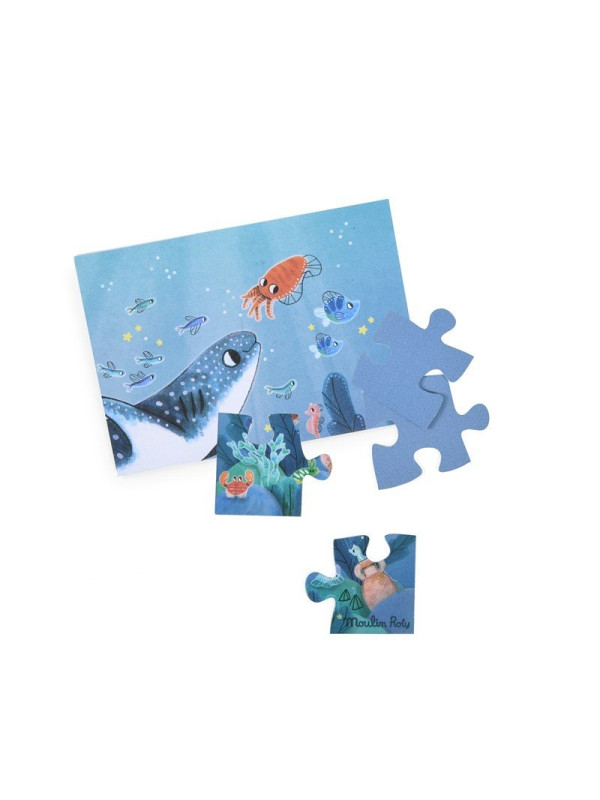Puzzle fosforescente Bajo el mar Paulie  MOULIN ROTY