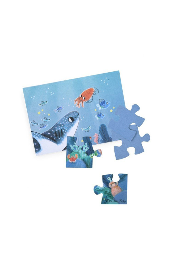 Puzzle fosforescente Bajo el mar Paulie  MOULIN ROTY