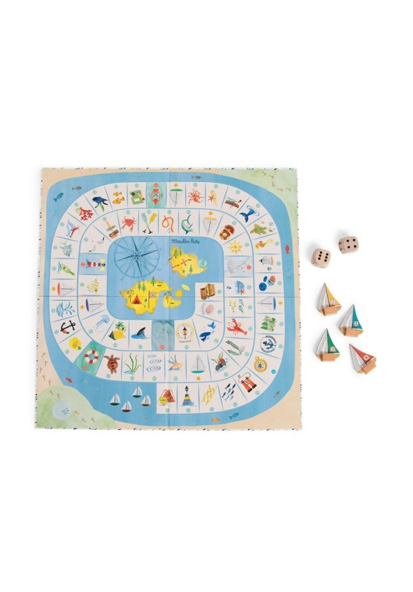 Juego de la oca del explorador MOULIN ROTY
