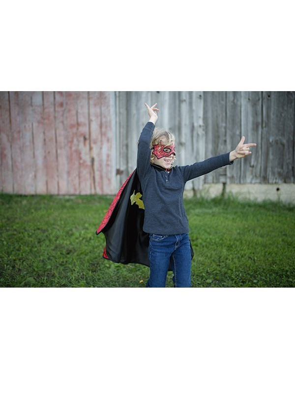 CAPA REVERSIBLE BATMAN/SPIDERMAN TALLA 4-6 GREATPRETENDERS