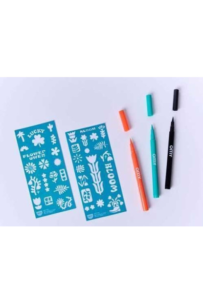 TATTOOS TEMPORALES FLOWER POWER OMY