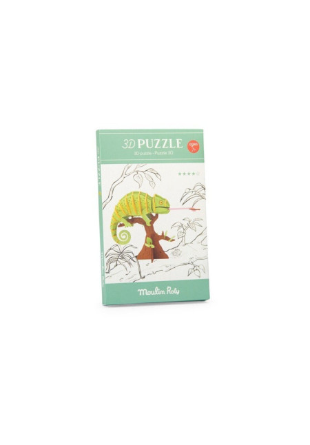  Puzzle 3D camaleón MOULIN ROTY
