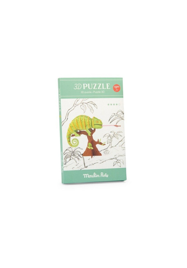  Puzzle 3D camaleón MOULIN ROTY