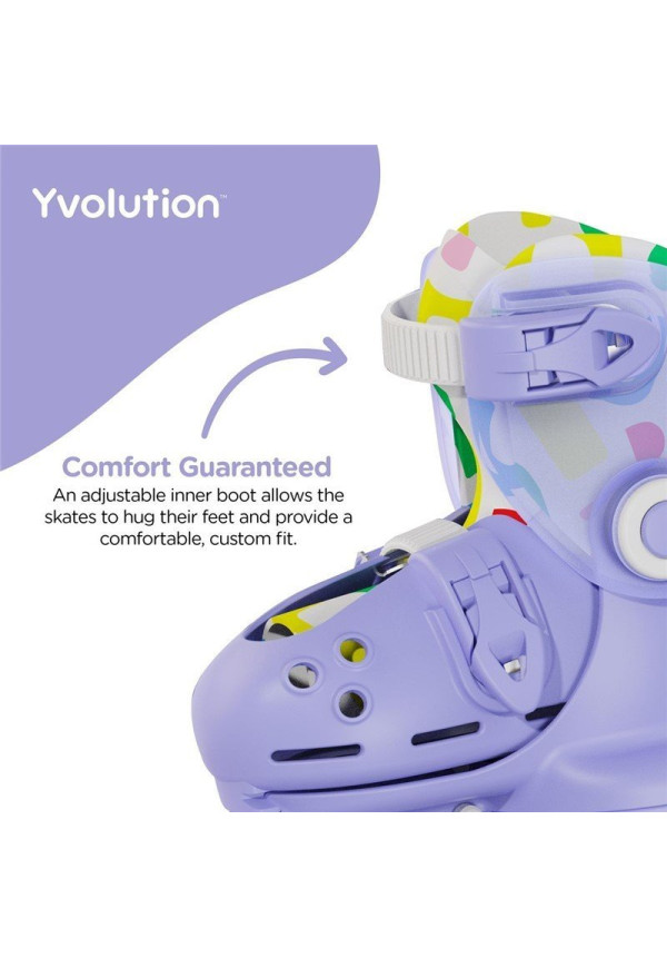  PATINES TWISTA LILA T.23-28 YVOLUTION