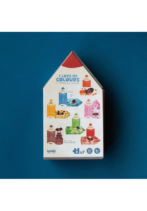 Puzzle - MY COLOURS  rojo LONDJI