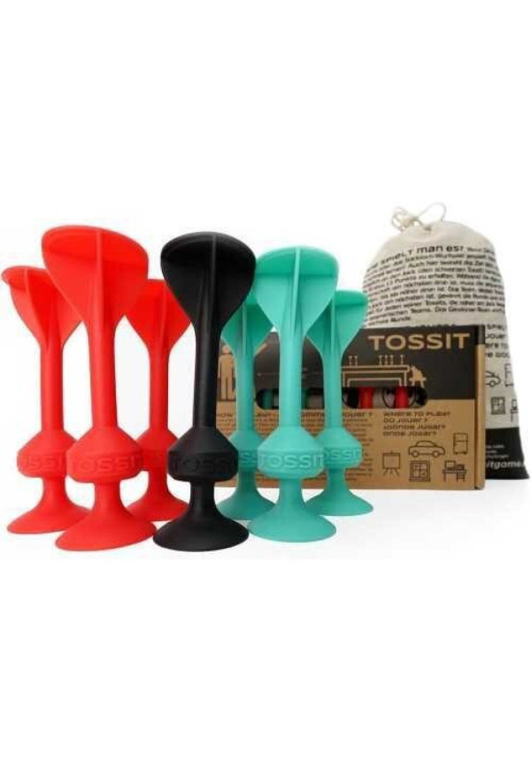 TOSSIT 7 DARDOS SILICONA STARTER ROJO + VERDE