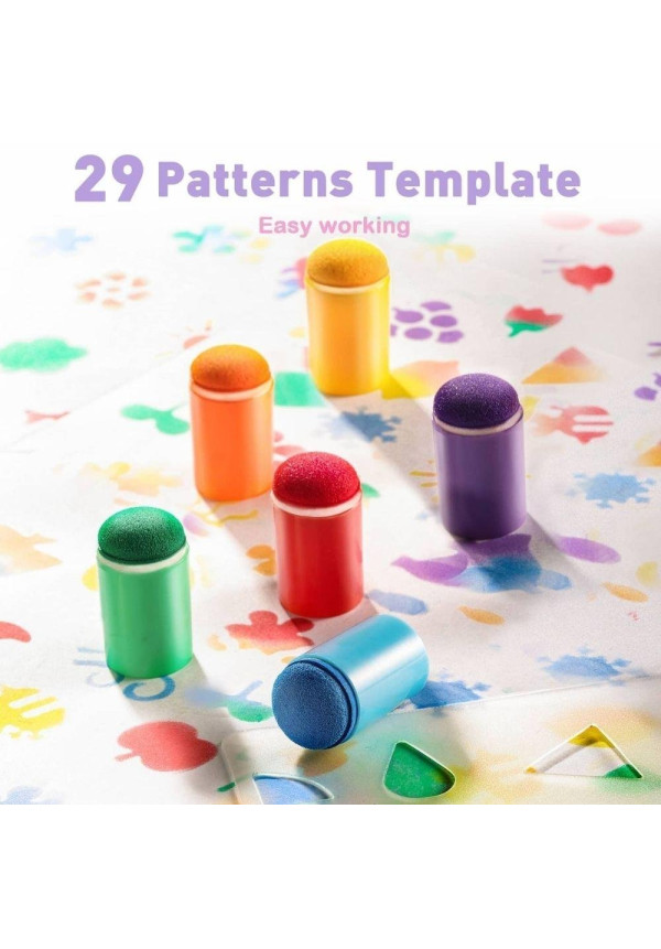Libro creativo con pintura FINGERTIP STAMP FUN JARMELO