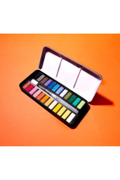 PALETA DE ACUARELAS OMY 24 COLORES