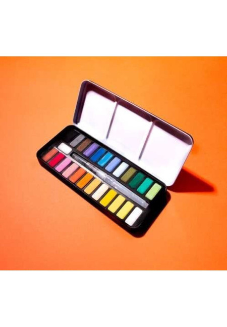 PALETA DE ACUARELAS OMY 24 COLORES