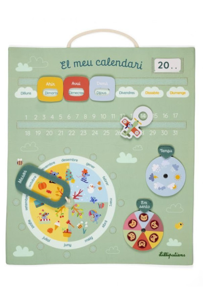 CALENDARIO- CON EL TIEMPO - CATALAN LILLIPUTIENS
