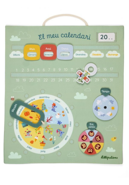 CALENDARIO- CON EL TIEMPO - CATALAN LILLIPUTIENS