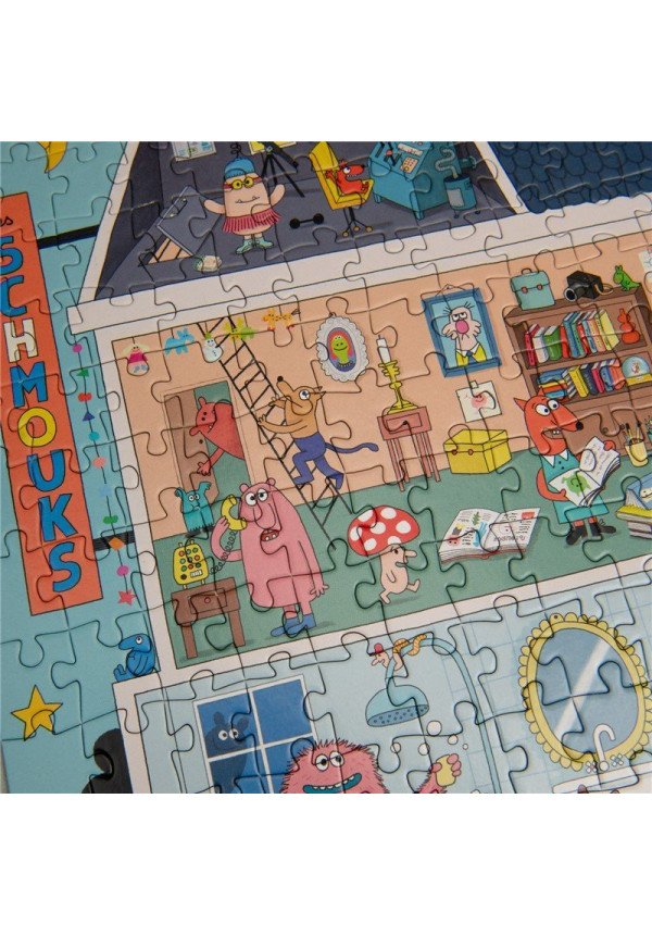 Puzzle En casa Schmouks (500 piezas) MOULIN ROTY