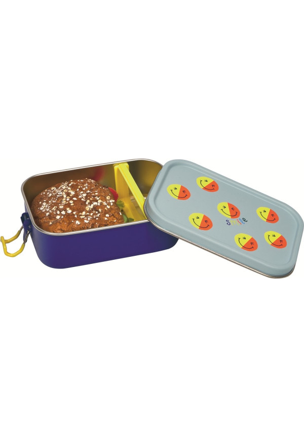 Fiambrera de metal Happy Face Little Friends