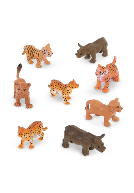 Terra Tubo de 8 animales salvajes 5-7 cm