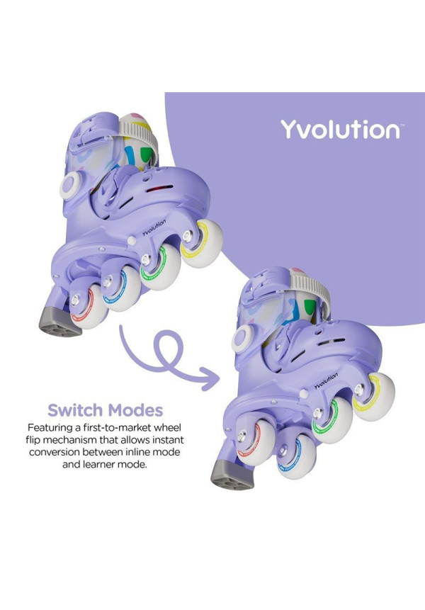  PATINES TWISTA LILA T.23-28 YVOLUTION