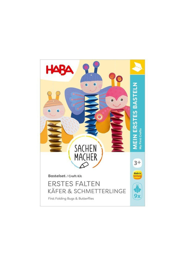 Set Creativo - Aprender a Plegar Escarabajos y Mariposas HABA