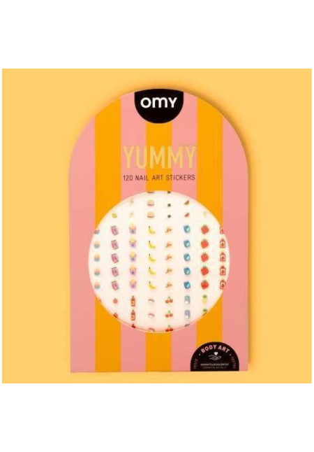  PEGATINAS OMY PARA UÑAS YUMMY