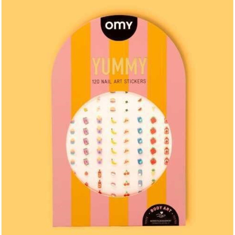  PEGATINAS OMY PARA UÑAS YUMMY