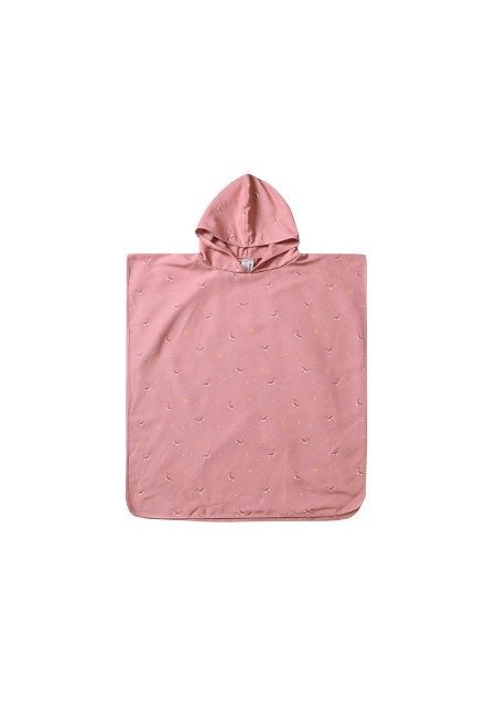 Poncho de Playa Whale Pink Monnëka