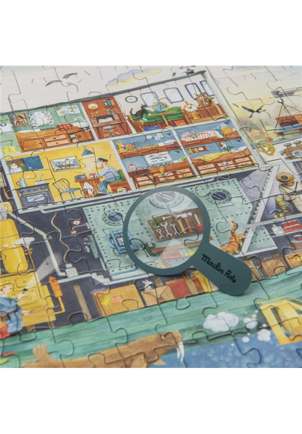 Puzzle barco El Explorador (200 piezas) MOULIN ROTY