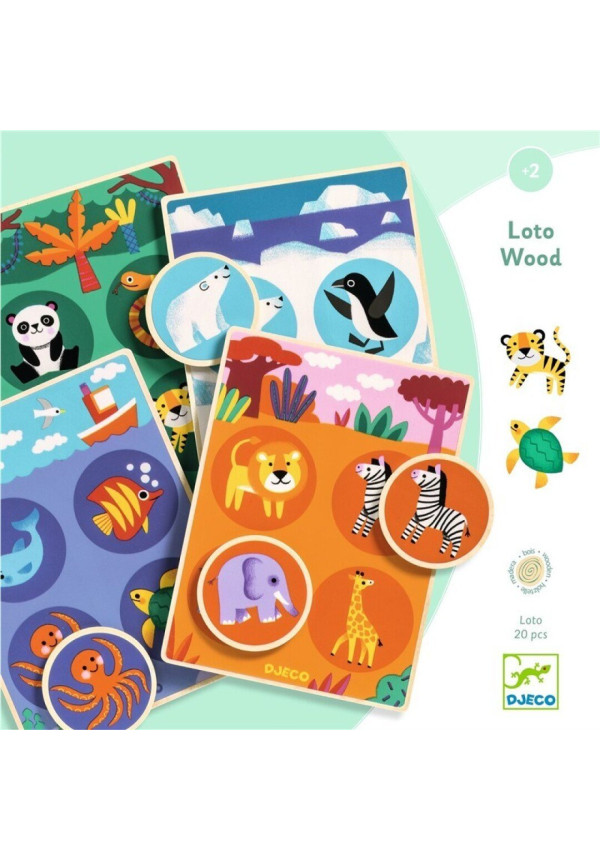 Juegos educativos Loto Wood DJECO