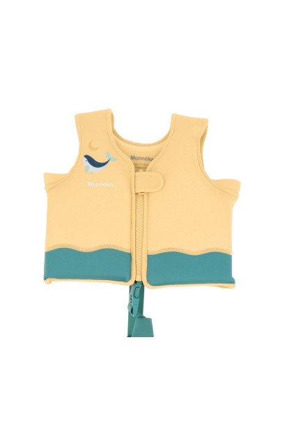 Chaleco Flotador Aprendizaje Whale Teal Monnëka