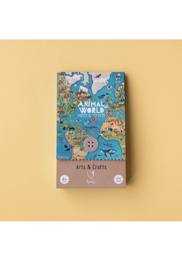 Activity - ANIMAL WORLD Poster&Stickers LONDJI