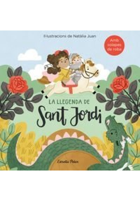 LIBRO La Llegenda De Sant Jordi Amb Solapes De Roba