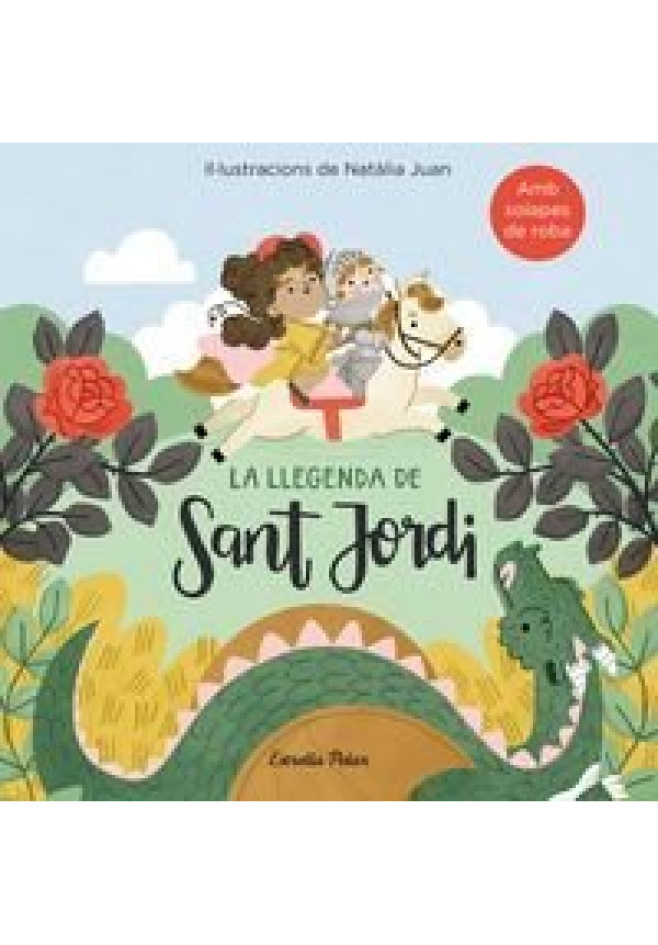 LIBRO La Llegenda De Sant Jordi Amb Solapes De Roba