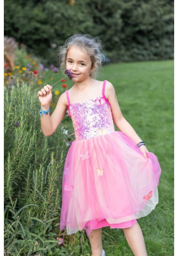 VESTIDO DE MARIPOSA BLISS ROSA INTENSO TALLA 3-4 GREAT PRETENDERS