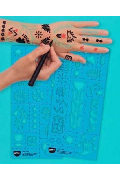 TATTOOS TEMPORALES FLOWER POWER OMY