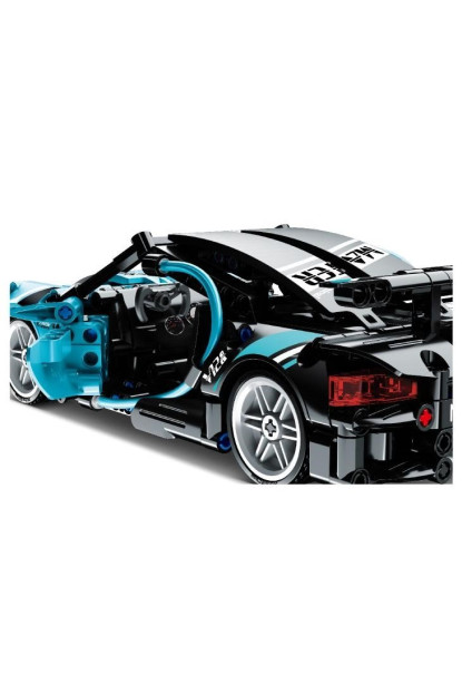 iMMaster Coche de carreras azul - 422pzas.