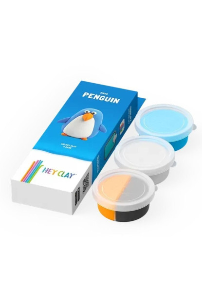 Plastilina interactiva Pingüino  HEY CLAY