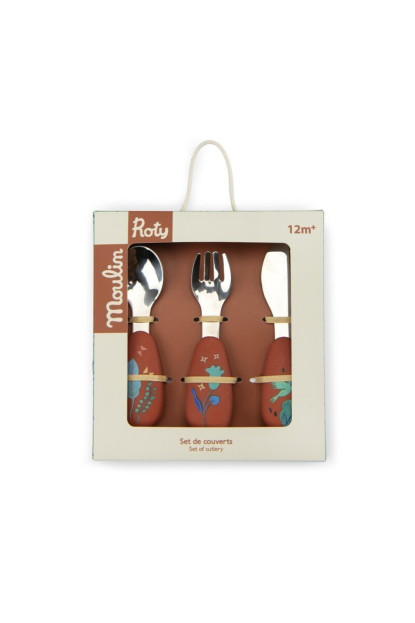 Set de cubiertos silicona Forêt Mawa MOULIN ROTY
