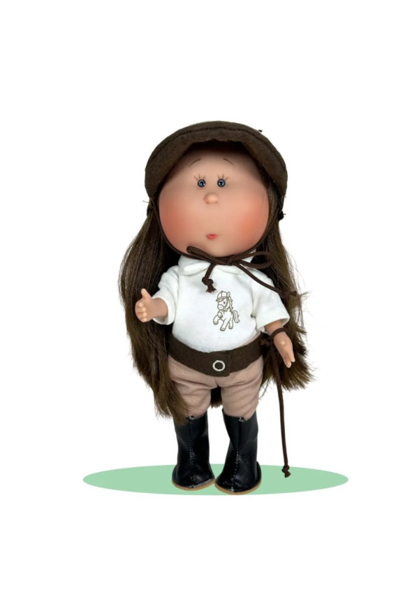 MUÑECA MIA AMAZONA CASTAÑA NINES D'ONIL