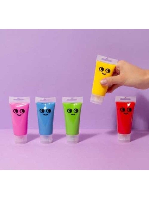 PINTURA PARA DEDOS OMY KIT 5 COLORES+BABERO