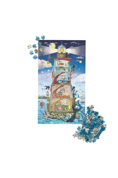 Puzzle El Faro Jardin du Moulin (500 piezas) MOULIN ROTY
