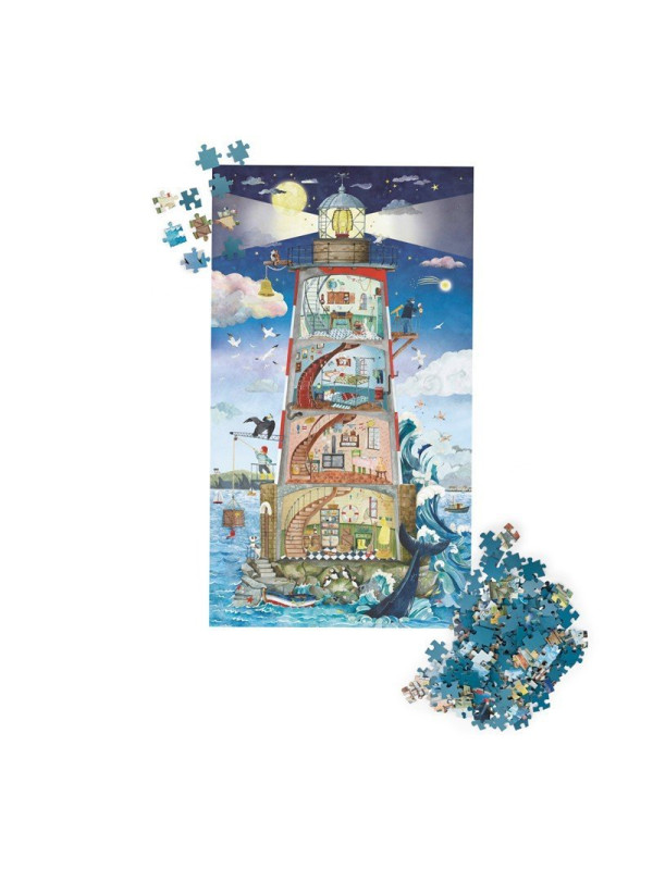 Puzzle El Faro Jardin du Moulin (500 piezas) MOULIN ROTY