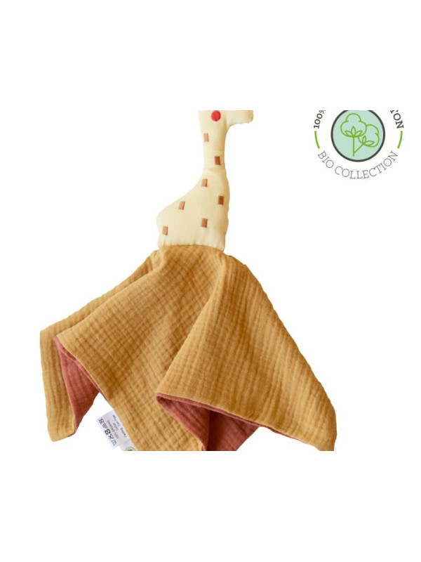 Peluche para dormir de algodón orgánico: Jirafa A PUNT