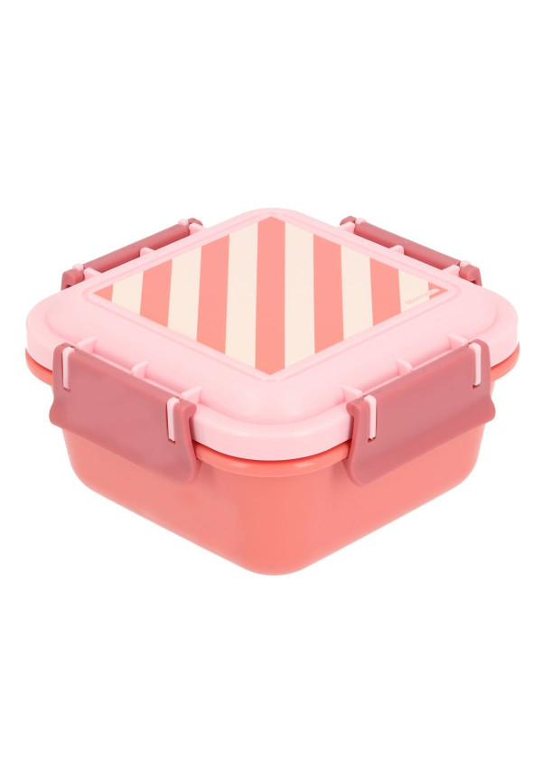 Caja Almuerzo Grande Stripes Bloom & Blush Monnëka