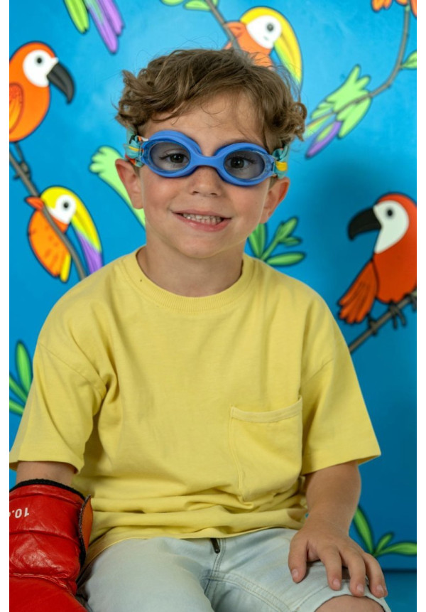 Gafas infantiles azul oscuro con turbante Tucanes