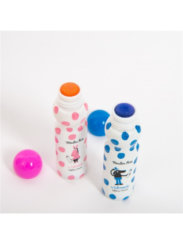 Caja 8 marcadores tampón Schmouks MOULIN ROTY