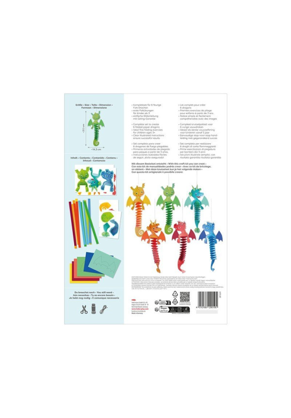Set Creativo – Aprender a Plegar Dragones de Fuego HABA