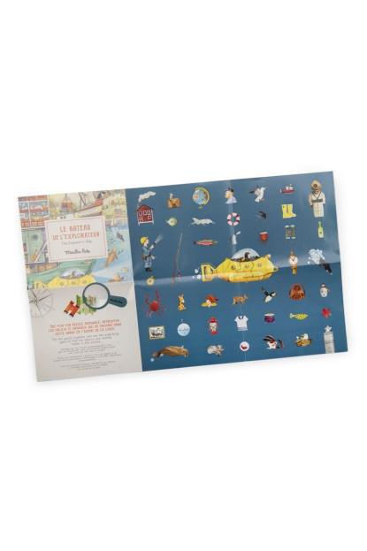 Puzzle barco El Explorador (200 piezas) MOULIN ROTY