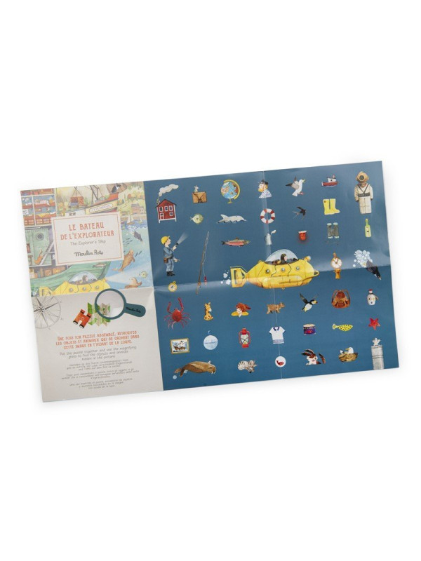Puzzle barco El Explorador (200 piezas) MOULIN ROTY