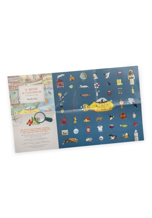 Puzzle barco El Explorador (200 piezas) MOULIN ROTY