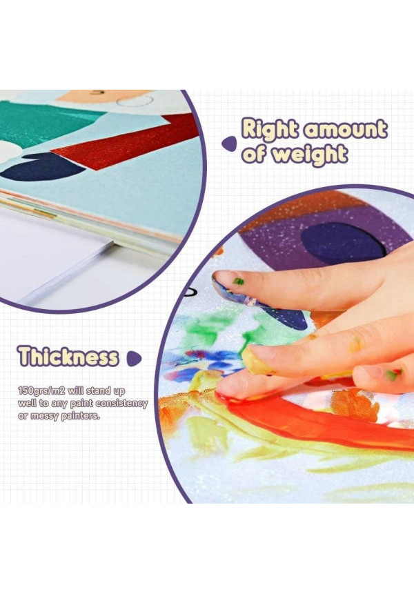 Cuaderno para pintura de dedos JARMELO